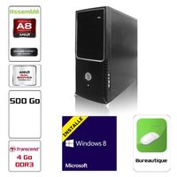 PC EN KIT PC Bureau A8 5600K assemblé + Windows 8