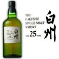 WHISKY-BOURBON-SCOTCH hakushu 25 ans