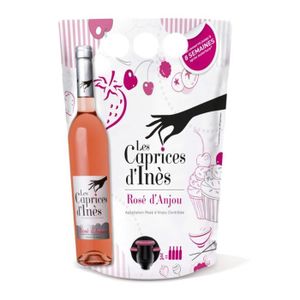 VIN ROSE Bag in Box Caprice D'Inés Rosé d'Anjou VIN ROSE Bag in Box Caprice D'Inés Rosé d'Anjou
