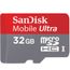 CARTE MÉMOIRE SANDISK Micro SD 32 Go Ultra