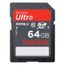 CARTE MEMOIRE Carte memoire Sandisk SDHC 64GB 30M/Bs
