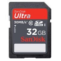 CARTE MEMOIRE Sandisk SD 32 Go class 10 ultra