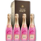  Coffret Cube Lady Rose Sleeve 4 Demi Bouteilles