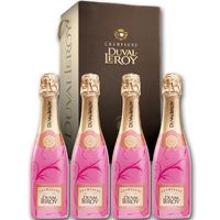  Coffret Cube Lady Rose Sleeve 4 Demi Bouteilles