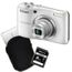COMPACT NIKON Coolpix L27 Blanc + Etui + Carte SD 4 Go
