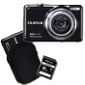 COMPACT FUJIFILM JV500 Noir + Etui + Carte SD 4 Go