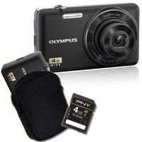 COMPACT OLYMPUS D-735 Compact Noir + Etui + Carte SD 4 Go