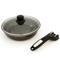 POELE - SAUTEUSE  Sauteuse 28cm induction noire + Pince