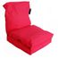 POUF TRANSAT dépliable MEXICO Rouge