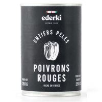 POIVRON Poivrons Rouges Pelés 250gr