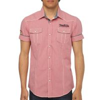 CHEMISE - BLOUSE  DEELUXE Chemise Haley Homme Rouge