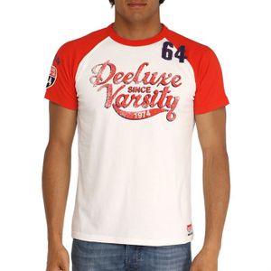 T-SHIRT DEELUXE T-Shirt Jaylin Homme Rouge