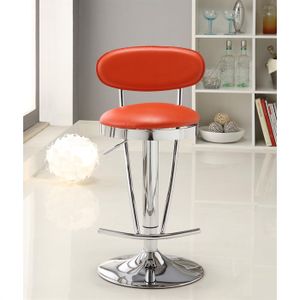 TABOURET Tabouret de bar rouge JACKSON TABOURET Tabouret de bar rouge JACKSON