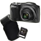  NIKON COOLPIX L610 Compact + Etui + Carte SD 4 Go