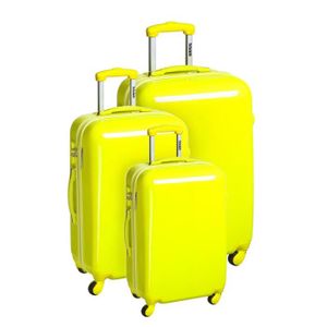 SET DE VALISES ARTS Set de 3 valises trolley 4 roues Fluo SET DE VALISES ARTS Set de 3 valises trolley 4 roues Fluo