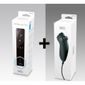 MANETTE NUNCHUK NOIR OFFICIEL + TELECOMMANDE WII PLUS
