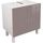 CORAIL Meuble sous-lavabo L 60 cm - Taupe brillant