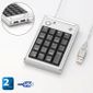 CLAVIER - PAVE NUMERIQUE Mobility Lab Pavé Numérique Alu  + 2 Hubs USB