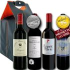  Coffret Cuir Vins de Bordeaux