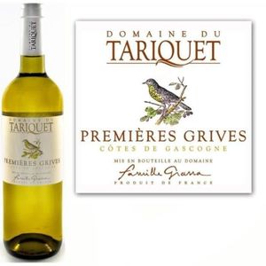 VIN BLANC Tariquet Premières Grives 2013 x1 VIN BLANC Tariquet Premières Grives 2013 x1