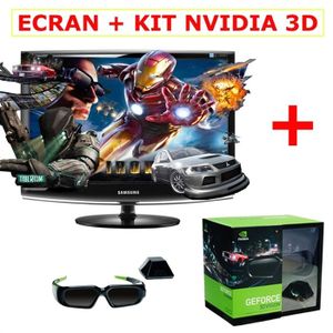 ECRAN PC Samsung SyncMaster 2233RZ 3D + Kit de lunettes Nvi