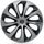 SPARCO 4 Enjoliveurs 14 Pouces Sicilia Argent et N