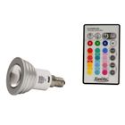  Ampoule XANLITE Power Led 3W E14, 16 couleurs