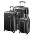 SET DE VALISES TRAVEL WORLD Set de 3 valises trolley NEG