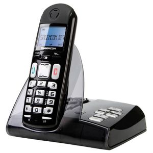 TELEPHONE FIXE - PACK TELEPHONES - COMBINE VENDU SEUL SAGEM D27V NOIR
