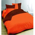  Taie de Traversin 85x185cm NUANCE Cuivre TOUT SIMP