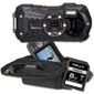 COMPACT PENTAX WG2 Noir + Etui + Carte SD 4 Go