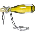 PORTE-BOUTEILLE - SYSTEME VERSAGE DU VIN  Chaine trompe l'oeil pour bouteille de vin