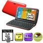  Oceanic Netbook 7" Tactile Rouge