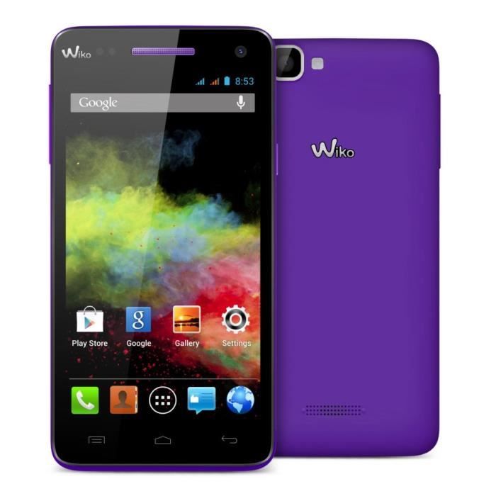 WIKO Rainbow Violet smartphone, prix pas cher