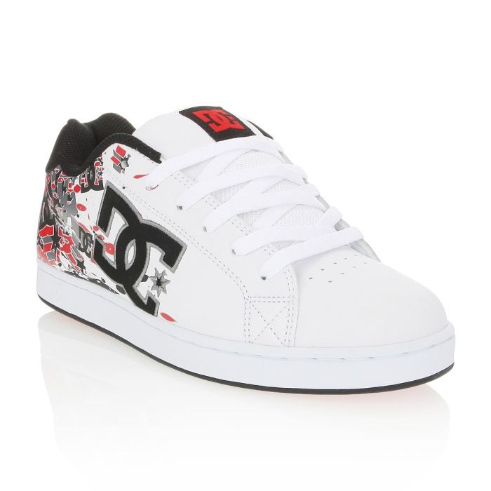DC SHOES Skate Shoes Character Homme homme Blanc, noir et rouge  Achat