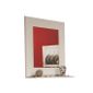  GALET Miroir tablette blanc
