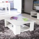  MANGO Table basse blanche 89 x 67 x 31 cm