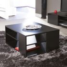  MANGO Table basse noire 81 x 61 x 35 cm