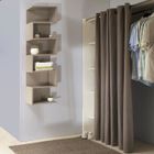  CHERRY Etagère déco taupe 39 x 26 x 138 cm