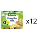 PLATS PREPARES SALES Pots Courgette Veau 24x200gr