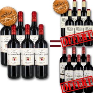 VIN ROUGE 6 Crus Bourgeois Achetés = 12 bouteilles OFFERTES