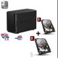 SERVEUR STOCKAGE - NAS  Synology NAS DS213 & 2Seagate 2To