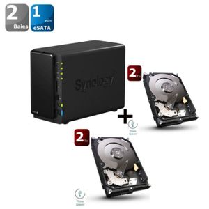 SERVEUR STOCKAGE - NAS Synology NAS DS213+ & 2Seagate 2To SERVEUR STOCKAGE - NAS Synology NAS DS213+ & 2Seagate 2To
