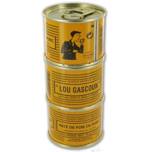 Pâté de Foie de Porc 3x70g Lou Gascoun