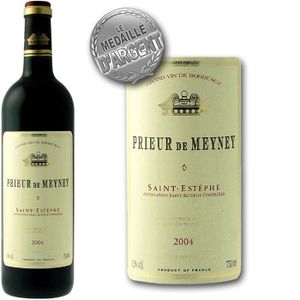 VIN ROUGE Prieur de Meyney Saint-Estèphe 2004