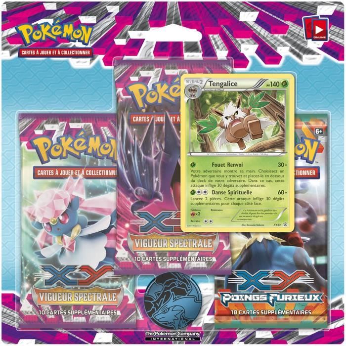 campingetrandonnee  Pokémon  3pack01XY04  Cartes À Collectionner  Pack