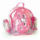 CASQUE - BOMBE Hello Kitty Sac de Protections + Casque
