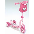 PORTEUR-POUSSEUR-DRAISIENNE-TRICYCLE Trottinette 3 roues HELLO KITTY avec sac