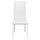 CHAISE  Lot de 4 chaises LINDSAY blanches PVC