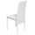 CHAISE  Lot de 4 chaises LINDSAY blanches PVC